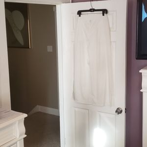 Juniors wide legged slacks